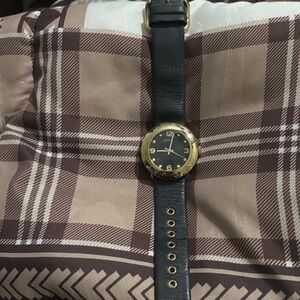 Marc Jacobs Black and Gold Women's Watch